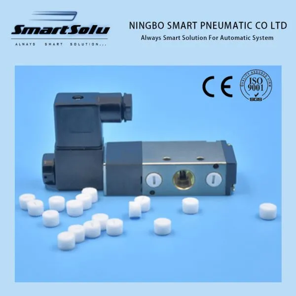 Silenziatore con filtro in plastica mini pneumatico bianco