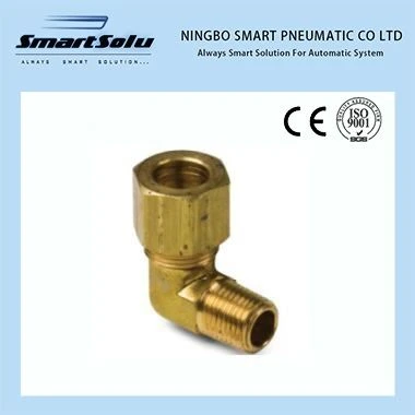 Gomito maschio 90° a compressione